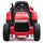 12V Kids Ride On Tractor with Trailer, Battery Powered Electric Car w/ Music, USB, Music, LED Lights, Vehicle Toy for 3 to 6 Ages, Red