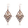 Retro Earrings Women's Fashion Drop-Shaped Hand-Woven Earrings Exaggerated Ear Jewelry