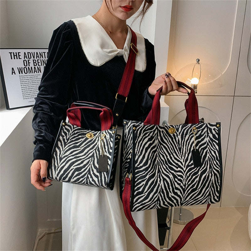 Vintage Designer Large Capacity Handbags Purses Women Shoulder Crossbody Bags Canvas Casual Totes Messenger Bag